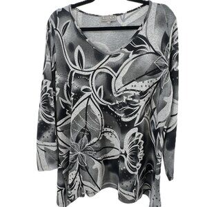 🍂 Laura Plus 1X Tunic – Cozy Fall Elegance with a Touch of Sparkle ✨